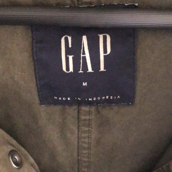 Gap Men’s Military Style Coat Jacket - Picture 3 of 8